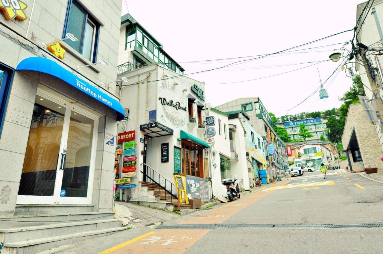 Oyo Rooftop Hostel Seúl Exterior foto